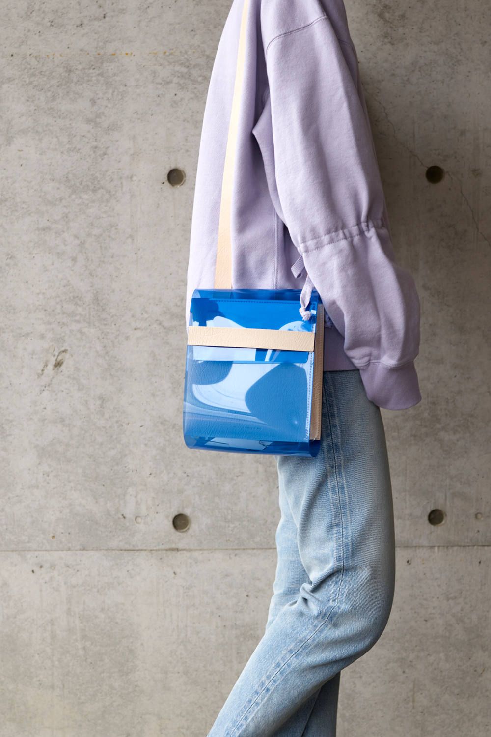 PVL BAG SMALL COLOR [BLUE] / PVLバッグ スモール [ブルー]