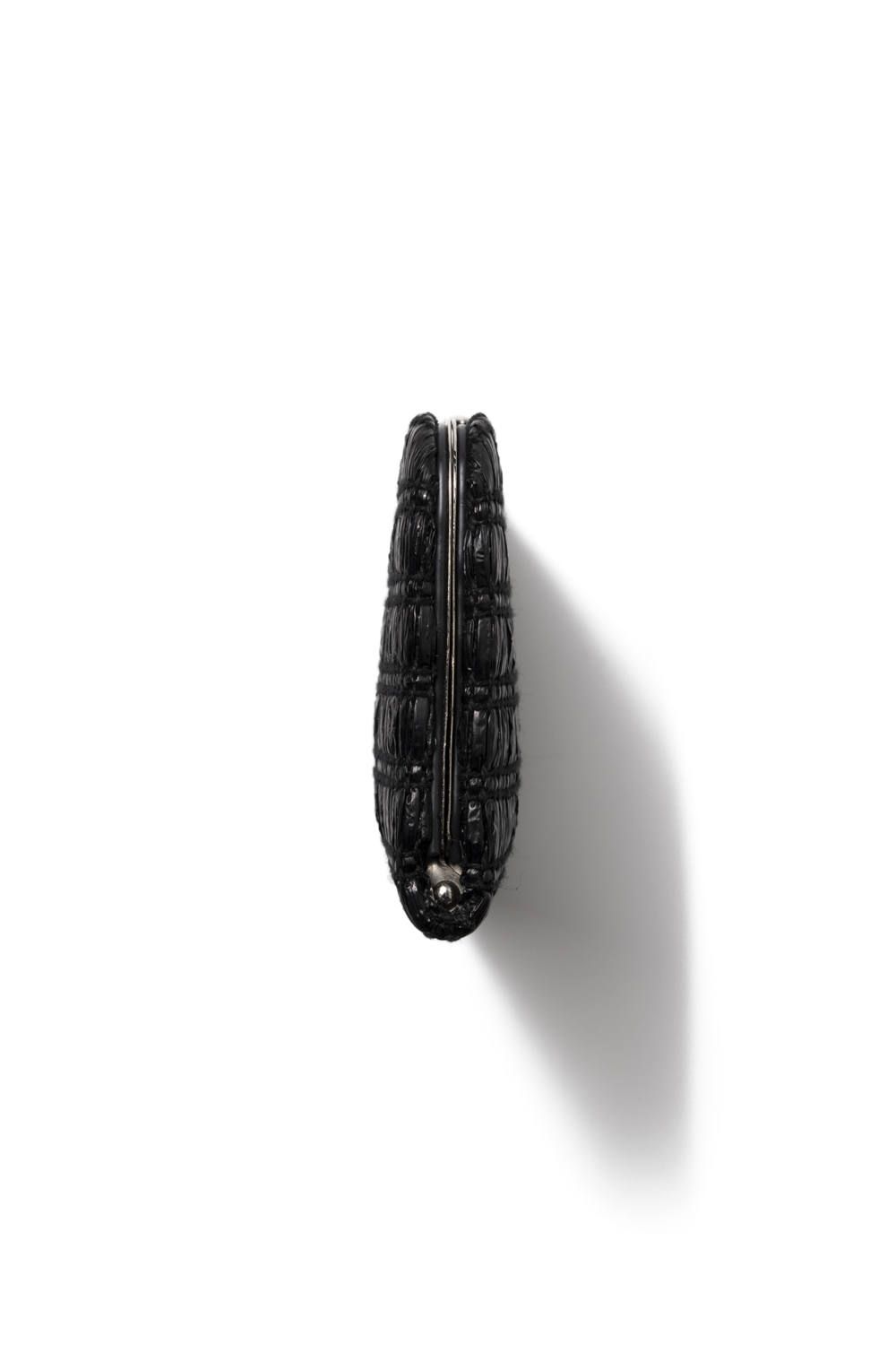 【20SS】EDDA WALLET [BLACK VEGAN] / エッダウォレット [ブラックヴィーガン]