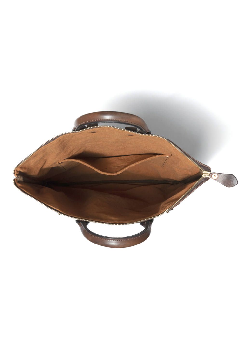 【25SS予約受付中｜12/17まで】LEATHER HELMET 2WAY BAG [BROWN] | トートバッグ / リュック (2Way) / ブラウン
