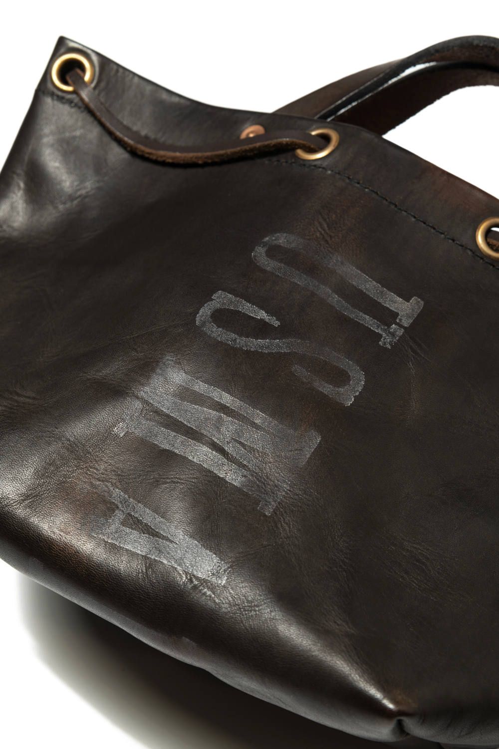【25SS予約商品】レザーメールパースバッグ-スモール [ブラック] / LEATHER MAIL PURSE BAG-SMALL [BLACK]