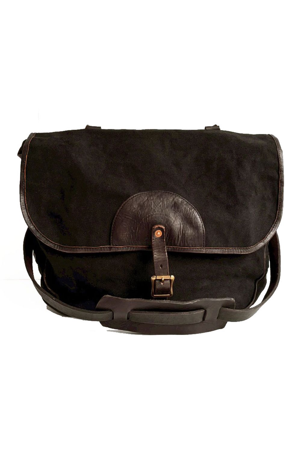 【26AW / 予約受付中】CANVAS×LEATHER POSTMAN BAG LARGE｜キャンバス×レザーポストマンバッグ (ラージ) / 4色展開