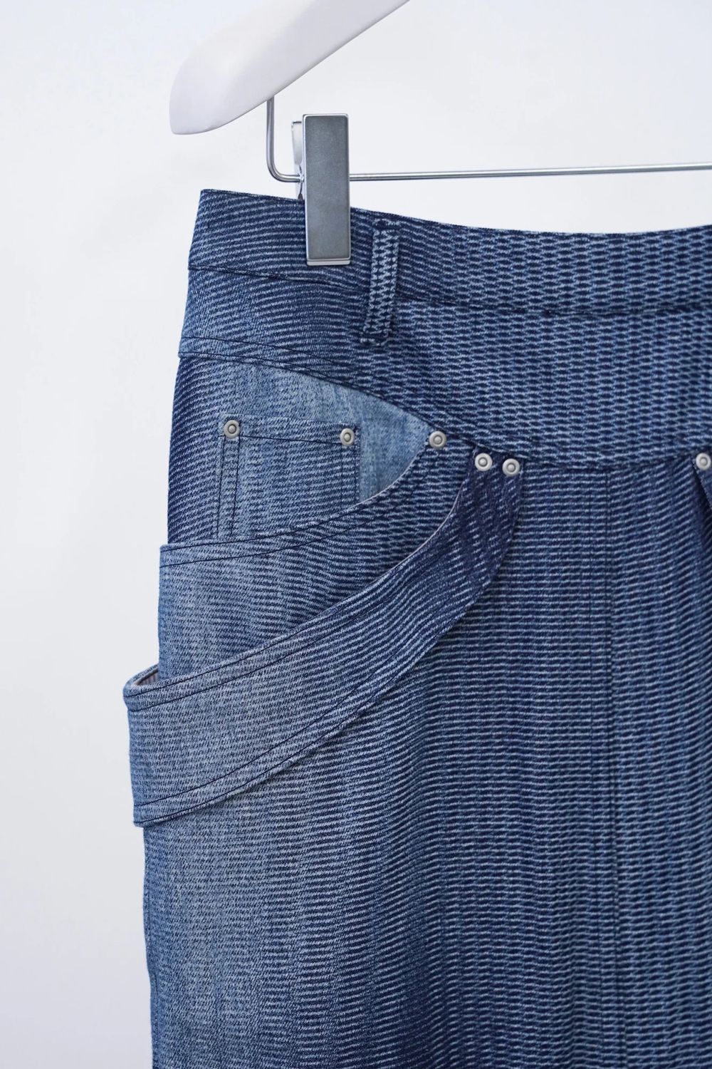 【26SS / 予約受付中】Mirage Bleach Skirt [navy]  - ミラージュブリーチスカート [ネイビー] / SS26BT08