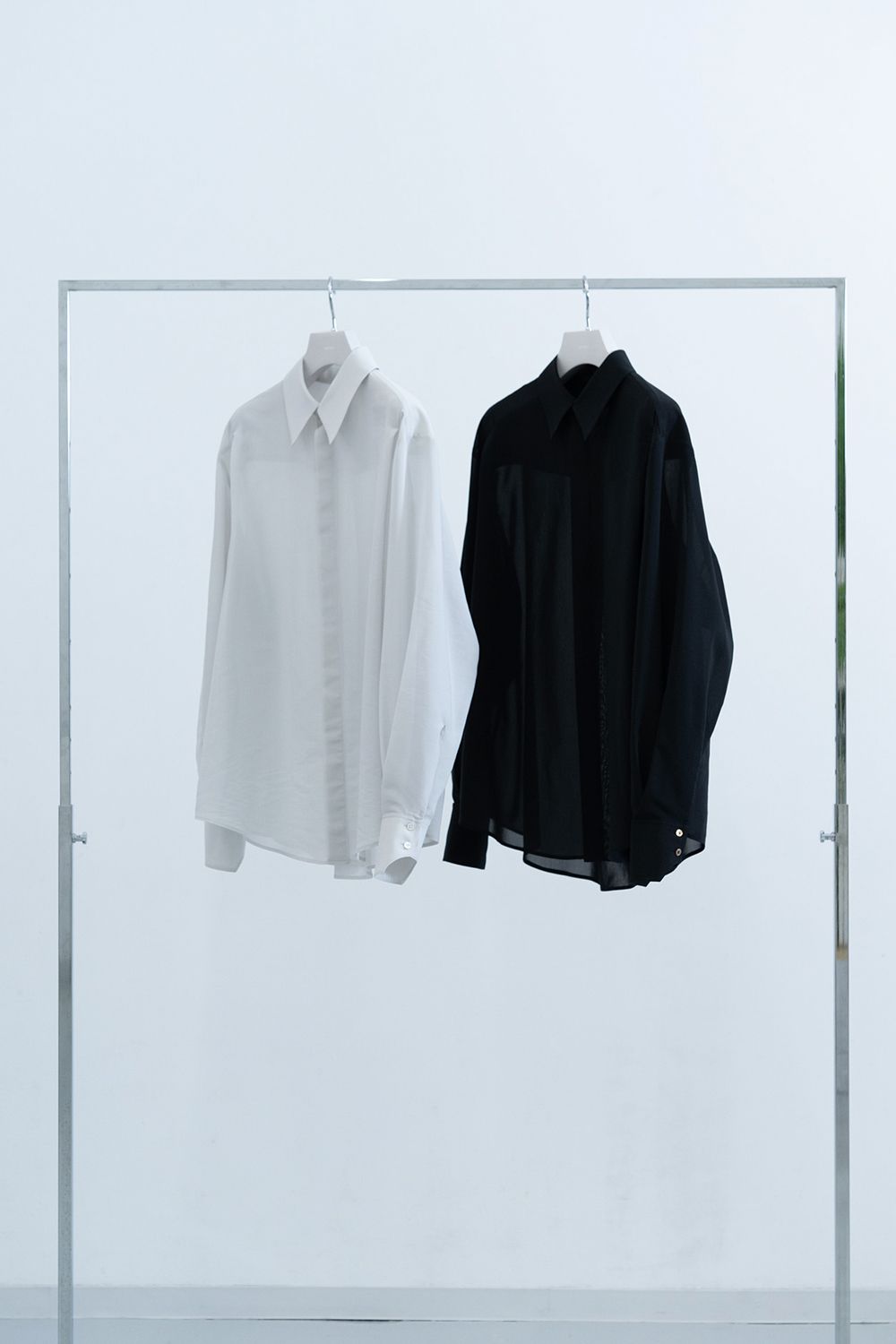 HATRA - 【ラスト1点 / 25SS】Alpha Shirt [black] - アルファ