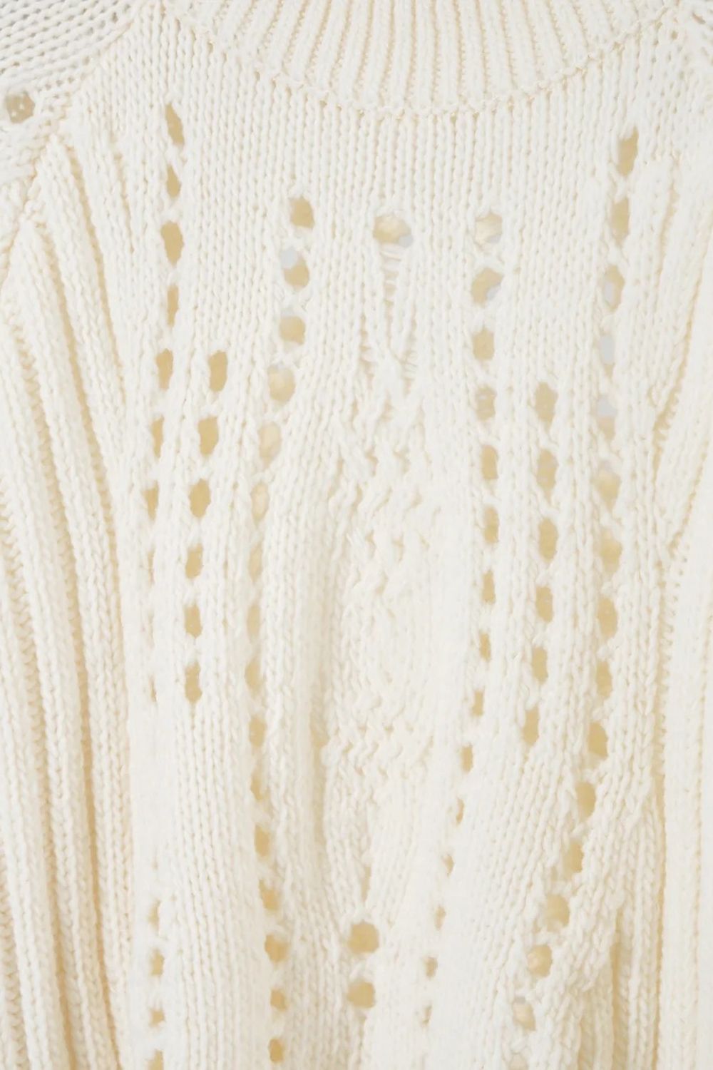 【アーカイブ展 / 1.18まで】Allele Cable Sweater [ivory] - アレルケーブルセーター [アイボリー] / FW25KN05