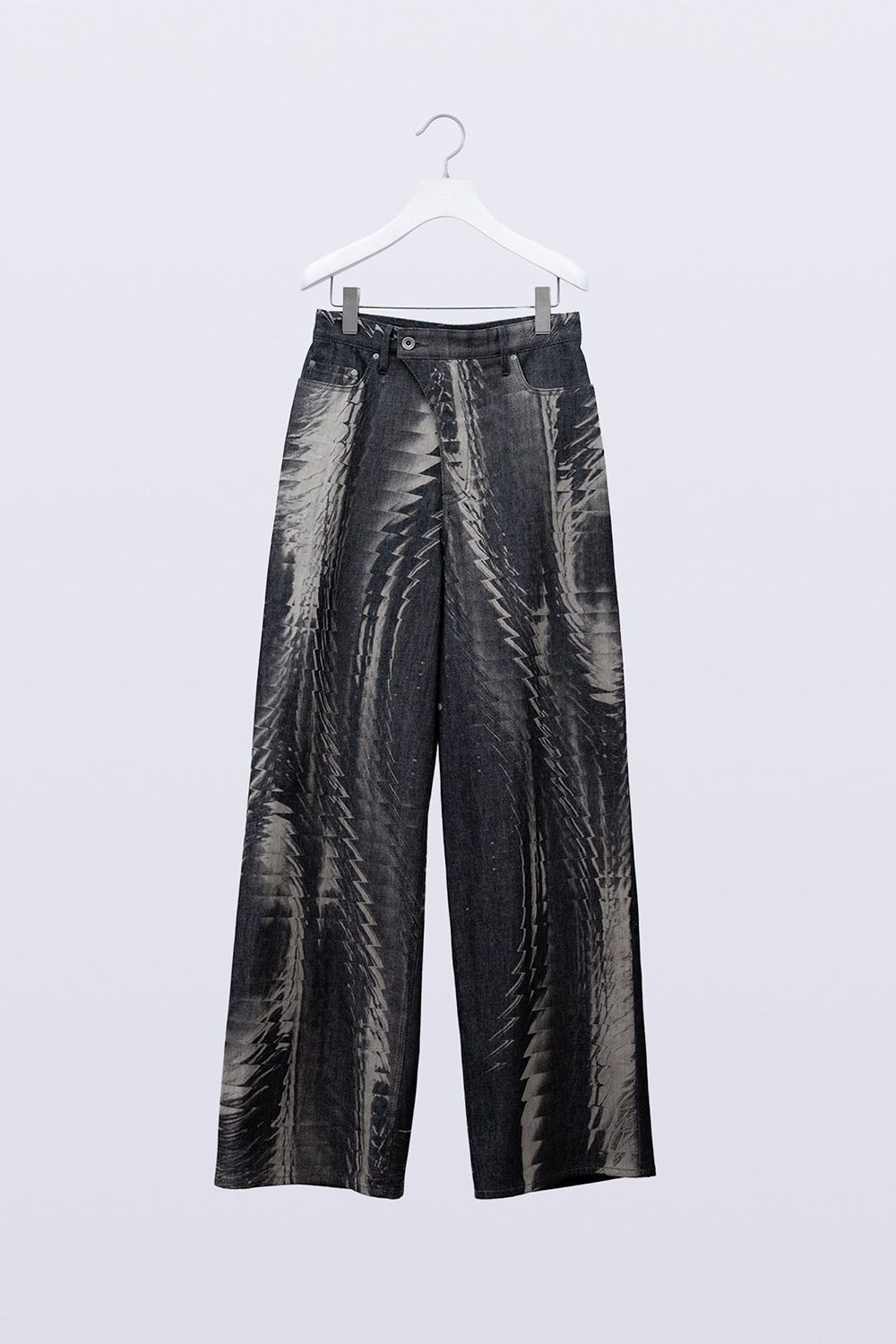 【ラスト1点 / 25AW】Latent Bleach Denim [black]  - レイテントブリーチデニム [ブラック] / FW25BT07