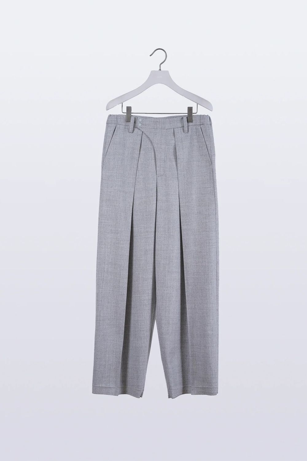 【アーカイブ展 / 1.18まで】Cocoon Organ Trousers [grey] - コクーンオルガントラウザーズ [グレー] / FW24BT01