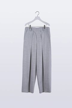 【アーカイブ展 / 1.18まで】Cocoon Organ Trousers [grey] - コクーンオルガントラウザーズ [グレー] / FW24BT01