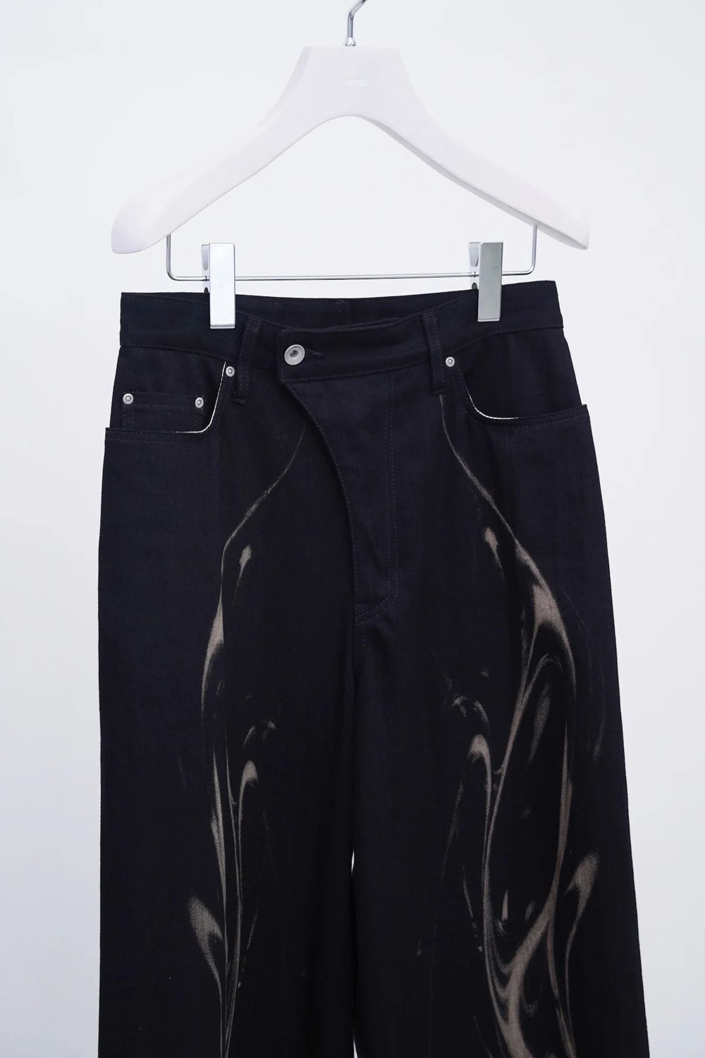 【26SS / 予約受付中】Refract Bleach Denim [black]  - リフラクトブリーチデニム [ブラック] / SS26BT09