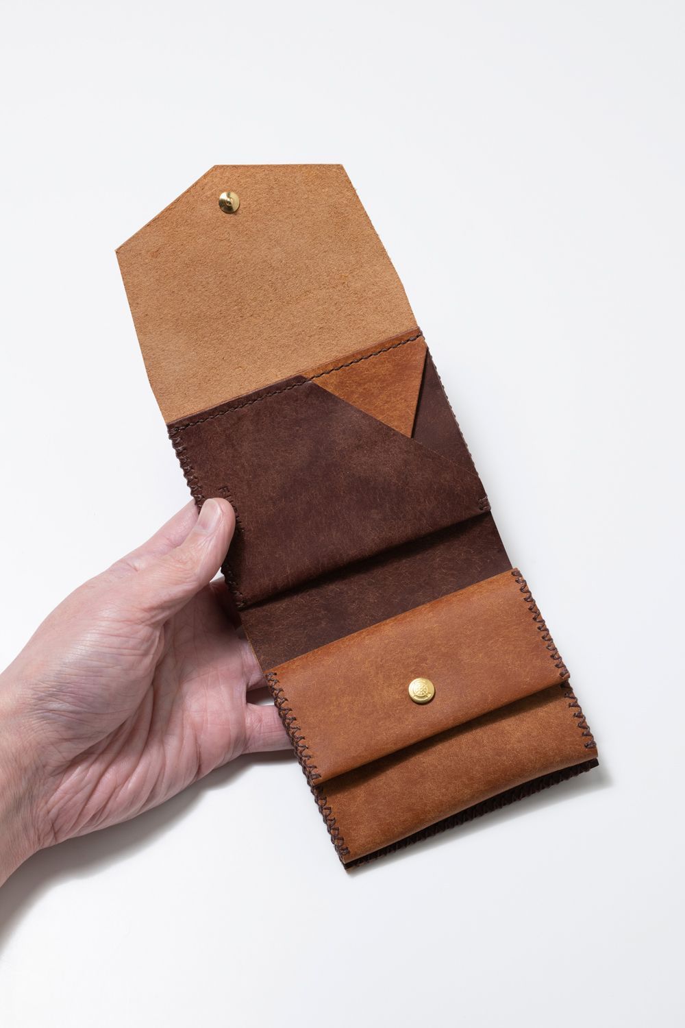 二つ折り財布 [キャメル] / Short Wallet [CAMEL]
