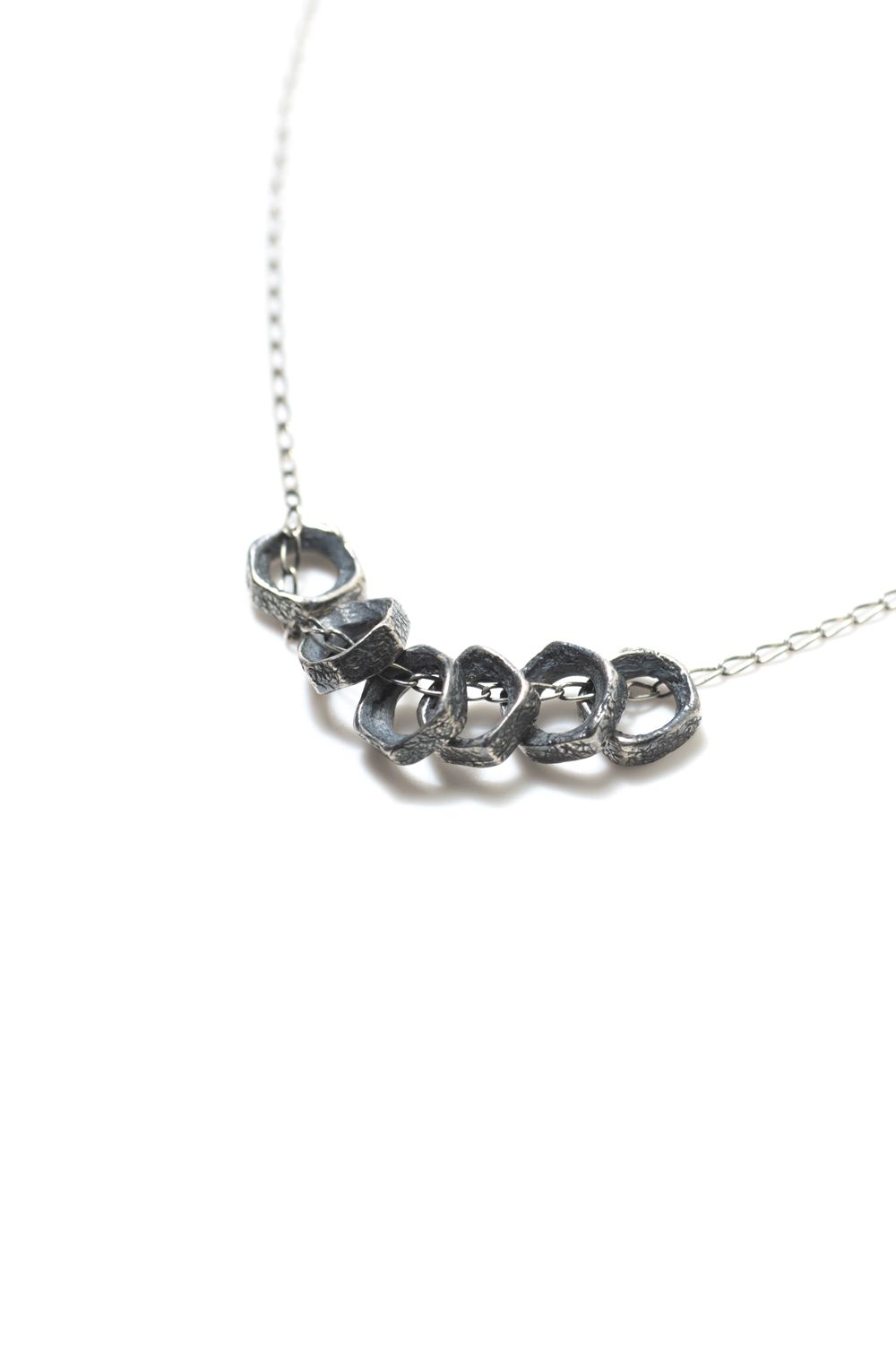 【ラスト1点】ROCK BEADs NECKRACE2 ARASHI OX / ロックビーズネックレス2 アラシ [シルバー]