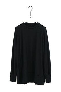【24AW】basic long knit [BLACK] - ベーシックロングニット [ブラック] / vum-kn01