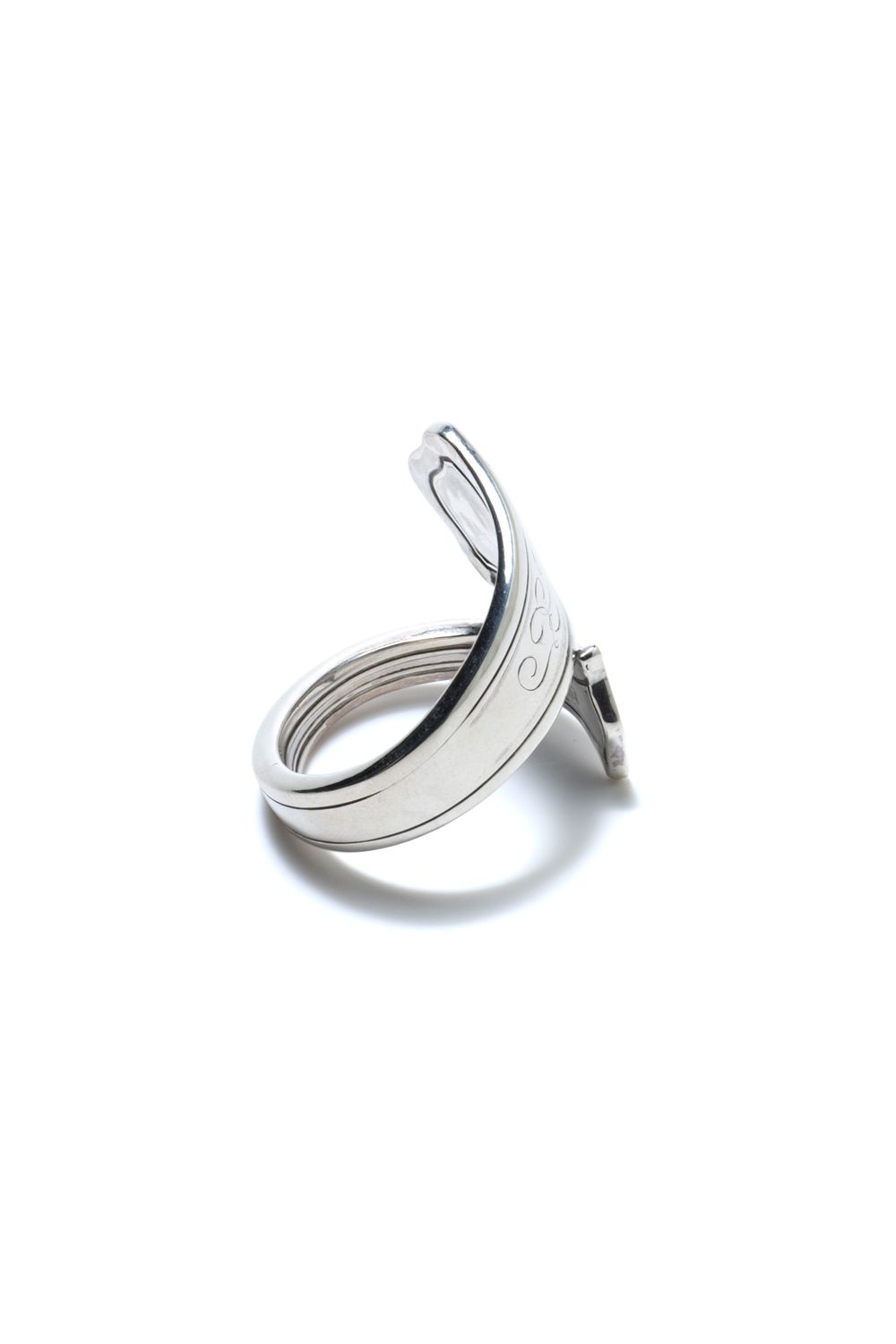 【1点もの】WAVE SIGNET KNIFE RING / ウェーブシグネットナイフリング [SV]