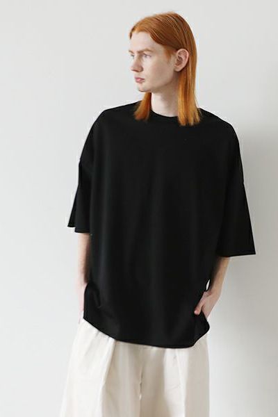 basic t-shirt [BLACK] - ベーシックTシャツ [ブラック] / vu-cut-001