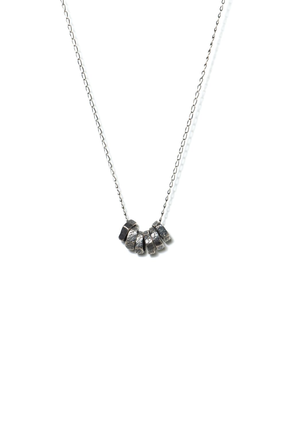 【ラスト1点】ROCK BEADs NECKRACE2 ARASHI OX / ロックビーズネックレス2 アラシ [シルバー]