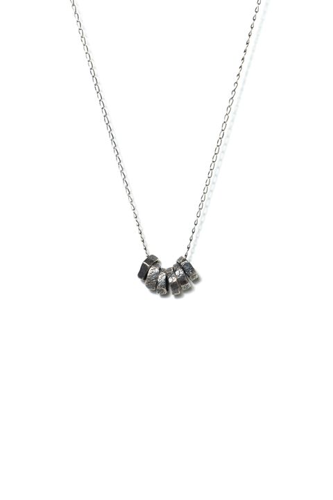 【お取り寄せ可能】ROCK BEADs NECKRACE2 ARASHI OX / ロックビーズネックレス2 アラシ [シルバー]