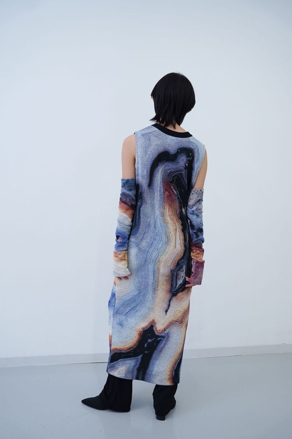【24SS】Mineral Knit Arm Covers [MGM] - ミネラルニットアームカバー [マグマ] / SS24AC05