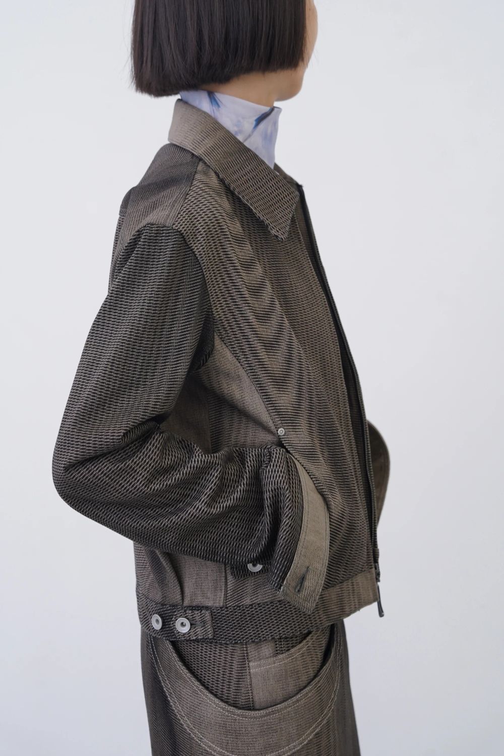 【26SS / 予約受付中】Mirage Bleach Denim Jacket [black] - ミラージュブリーチデニムジャケット [ブラック] / SS26OU03