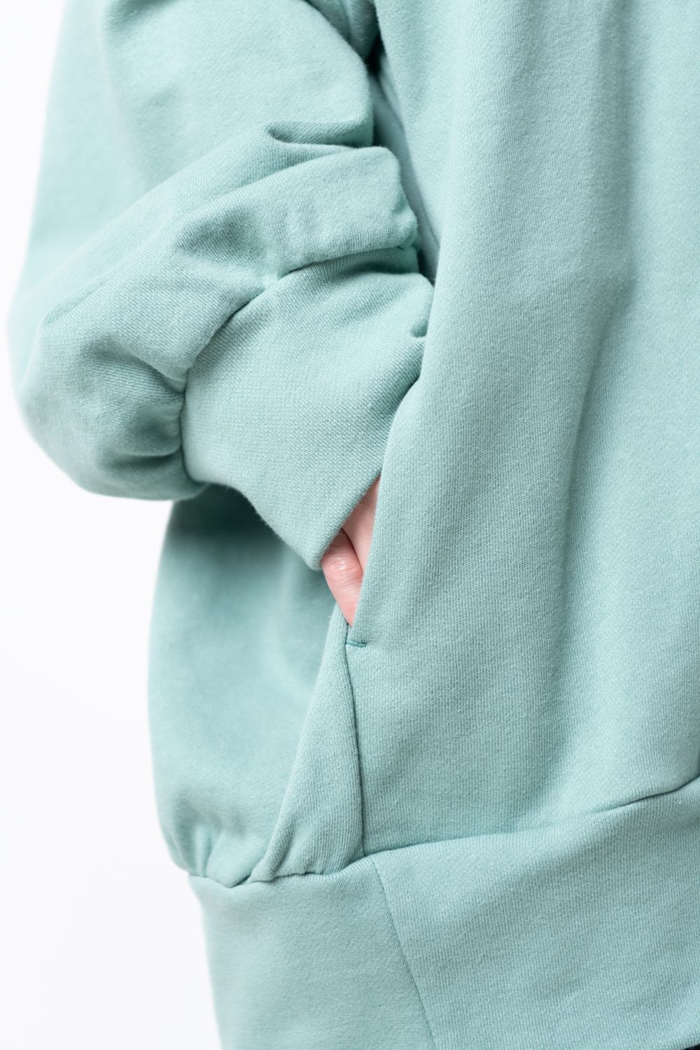 【23AW】big hoody [GREEN] - ビッグフーディ [グリーン] / vuy-a23-k04
