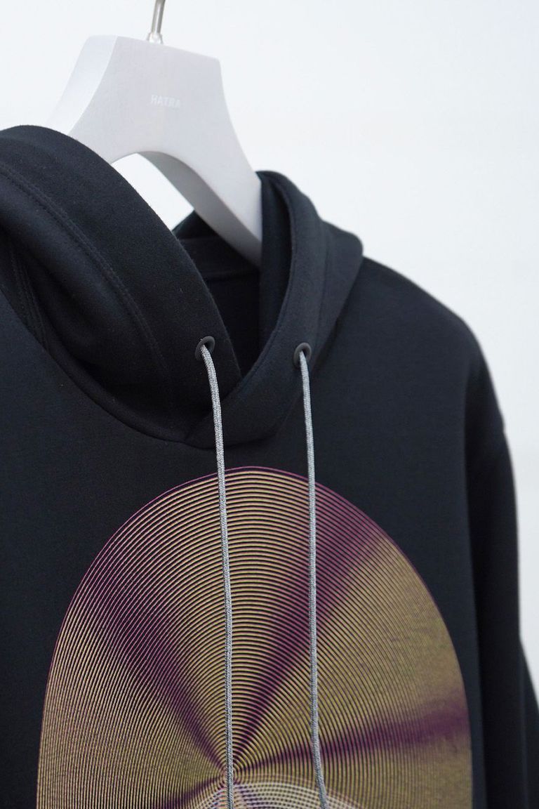 HATRA - 【23SS】Echokeep Hoodie [BLACK] - エコーキープパーカー 