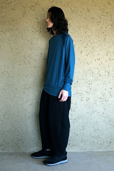 【24AW】basic long knit [LIGHT BLUE] - ベーシックロングニット [ライトブルー] / vum-kn01