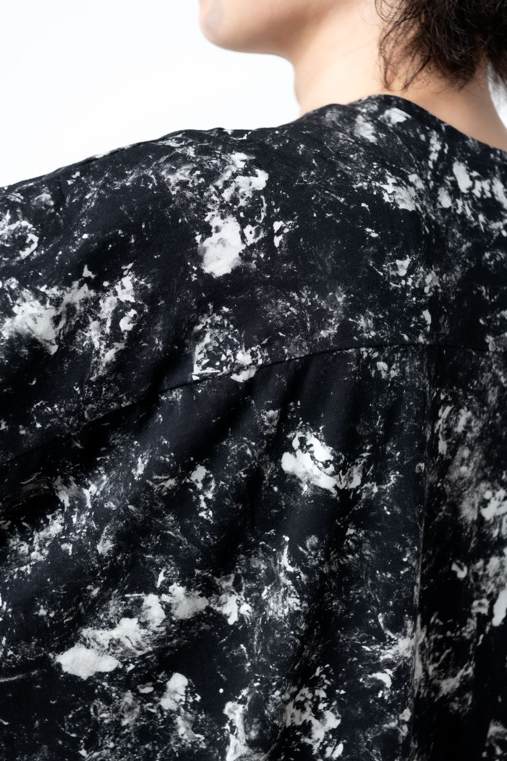 【22AW】 Flake Discharged Dolman Cut / LS [BKACK] - フレークディスチャージドルマンカットソー [ブラック] / CT03B