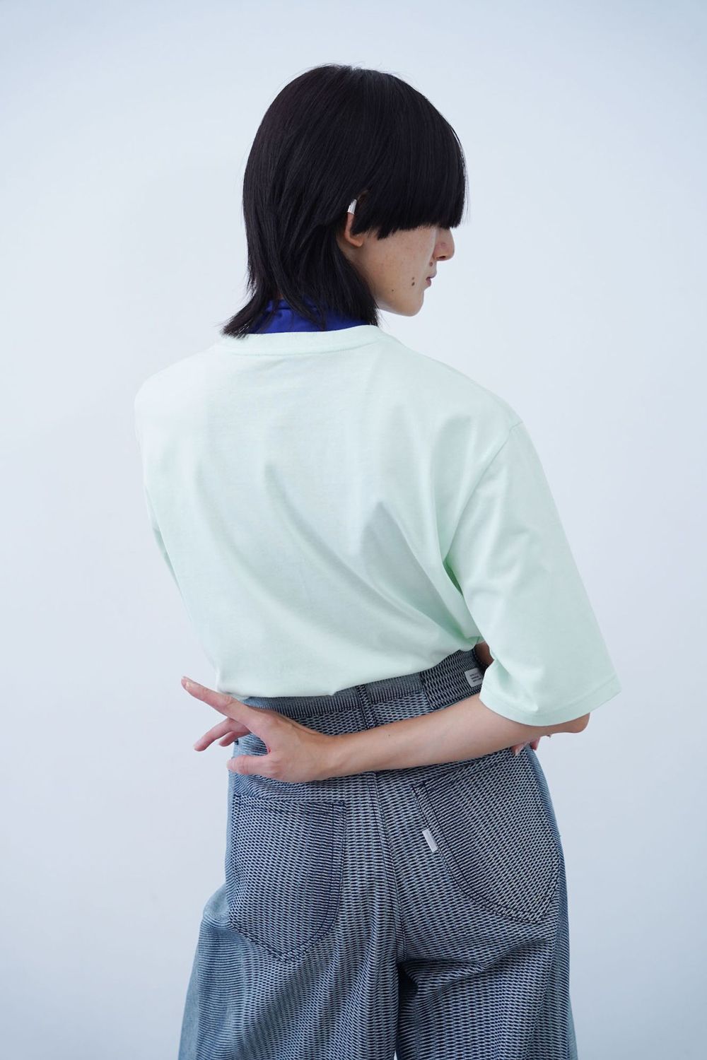 HATRA 25ss TSティア コットン Tシャツ サイズ2 HATRA(ハトラ)】TS-Tear Tシャツ(TO01-25ss) | CAMBIO カンビオ