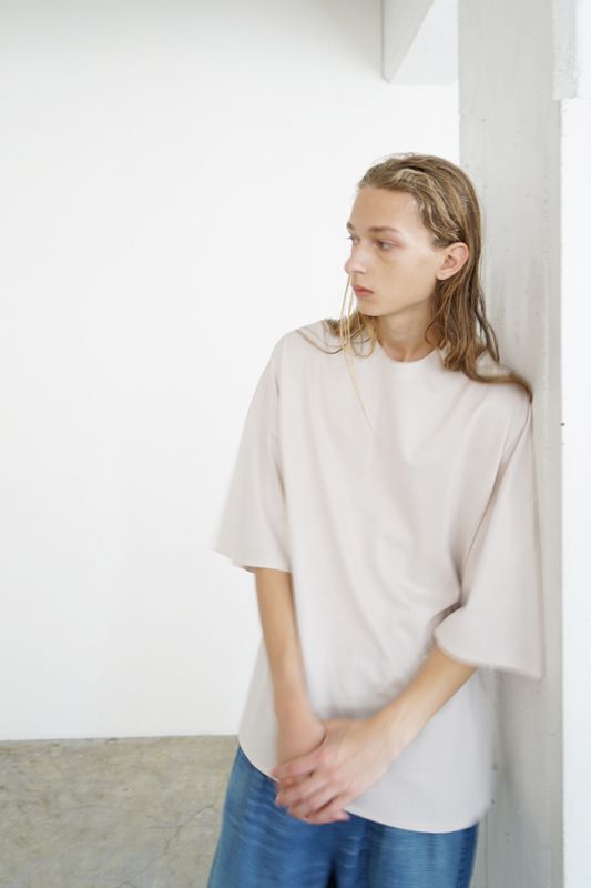 basic t-shirt [LIGHT BEIGE] - ベーシックTシャツ [ライトベージュ] / vu-ctu-001
