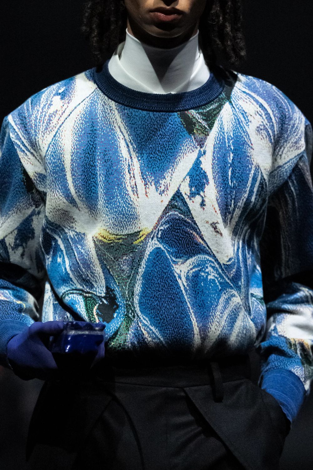 【アーカイブ展 / 1.18まで】Time Lapse Knit Sweater [day] - タイムラプスニットセーター [デイ] / FW25KN01