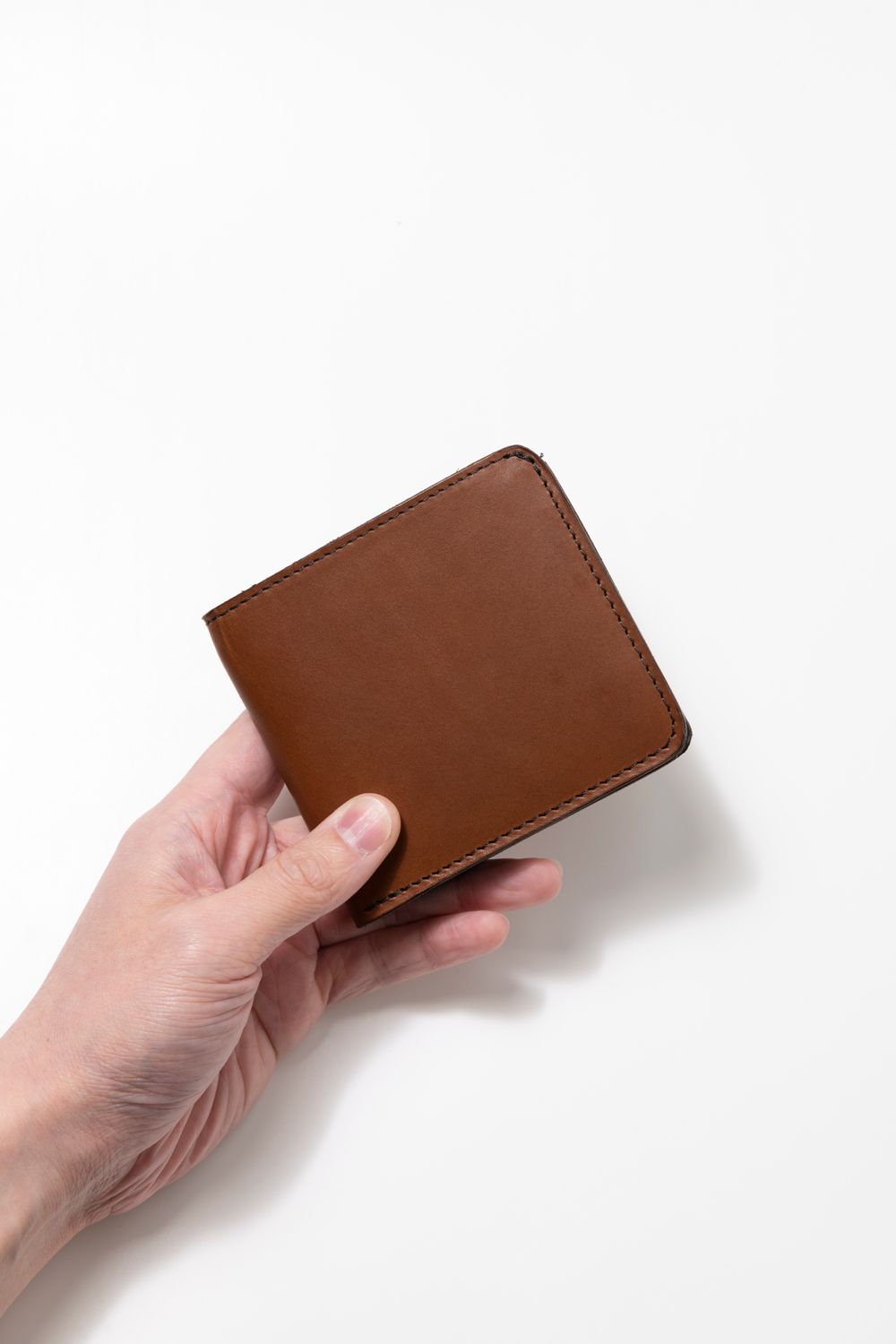 【25SS予約商品】LEATHER VOYAGE SHORT WALLET [CORTESIA] | ショートウォレット (二つ折り) / ブラウン