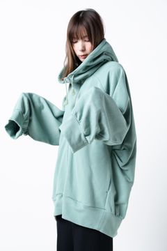 【23AW】big hoody [GREEN] - ビッグフーディ [グリーン] / vuy-a23-k04