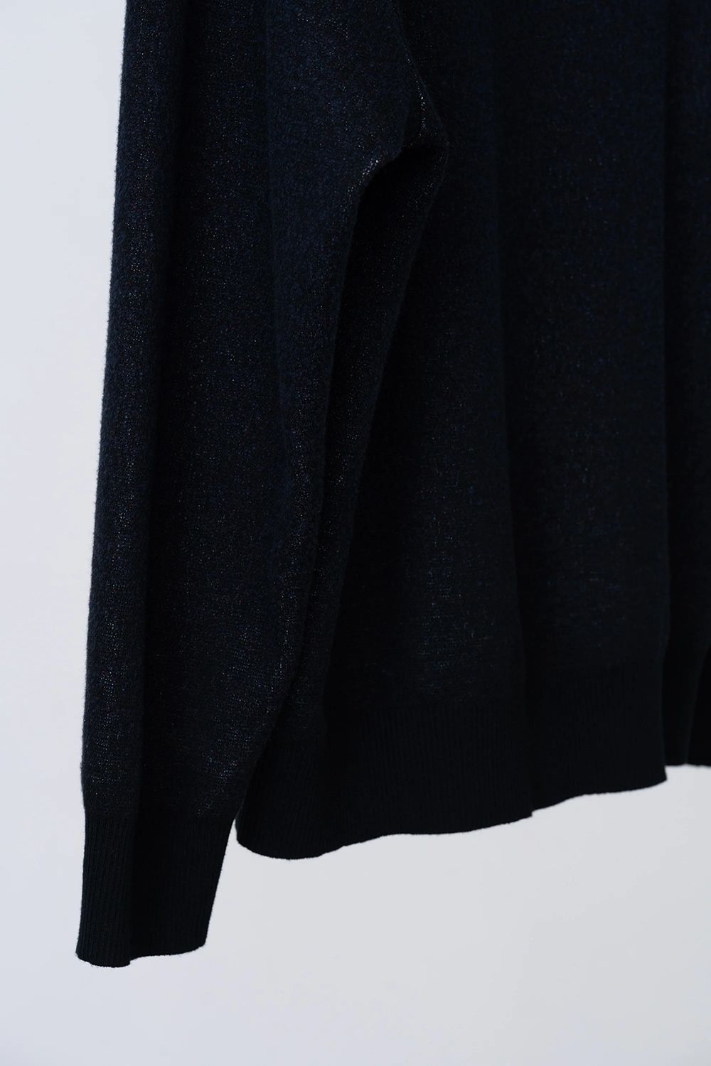 【26AW / 予約受付中】Photon Knit Hoodie [black] - フォトンニットフーディ [ブラック] / FW26KN02