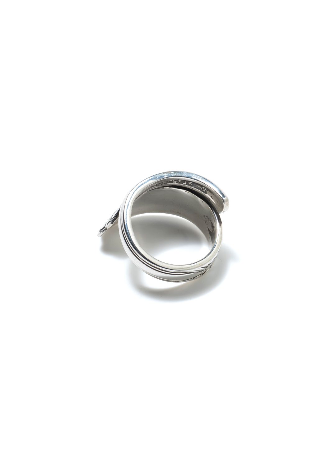 【1点もの】FLOWER SMOOTH SPOON RING / フラワースムーススプーンリング [SV]