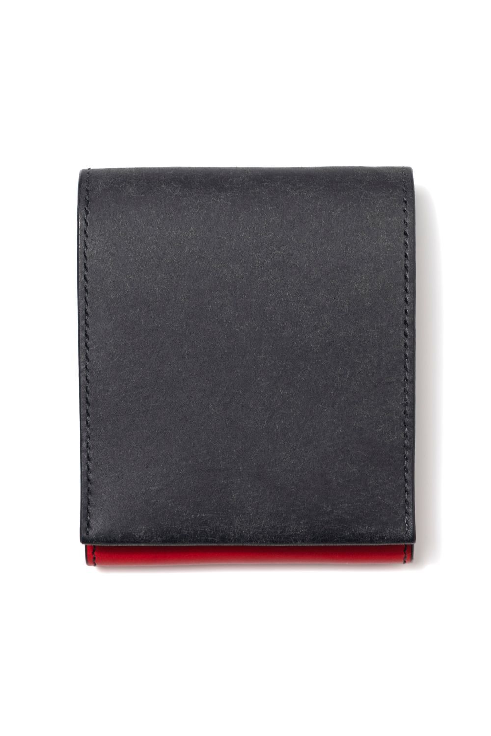 LERAY BF BC - Short wallet [BLACK×RED] / ルレイ ビーエフビーシー - 二つ折り財布 [ブラック×レッド]