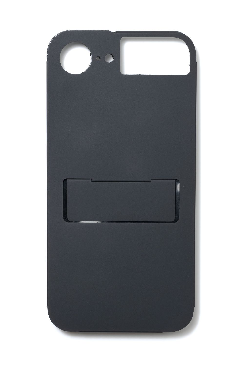 【iPhone16e対応】FLAP series / BLACK MATTE [ブラックマット] / スタンド付きiPhone16eケース
