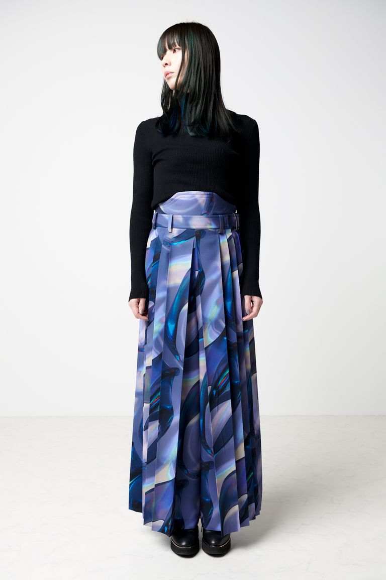 HATRA - 【23SS】Hak Pleats Pants Oyster [dark] - ハカマプリーツ 