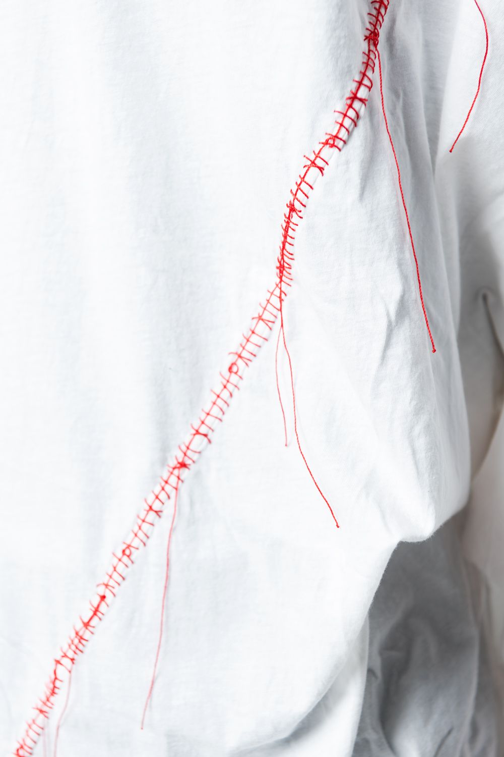【22AW】 Hand Stitch Dolman Cut / LS [WHITE] - ハンドステッチドルマンカットソー [ホワイト] / CT03A
