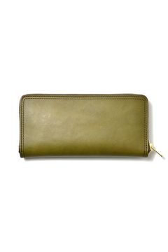 【ラスト1点】LEATHER VOYAGE ROUND ZIP LONG WALLET [VERDE] | ロングウォレット (ラウンドジップ) / オリーブ