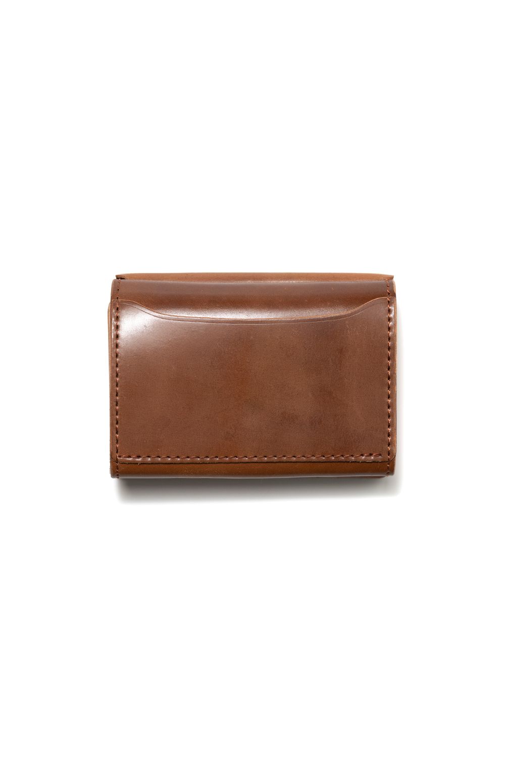 vasco - LEATHER GARRISON POCKET WALLET [BOUBON] | シェルコードバン ポケットウォレット (三つ折り)  / バーボン | BONITA ONLINE STORE