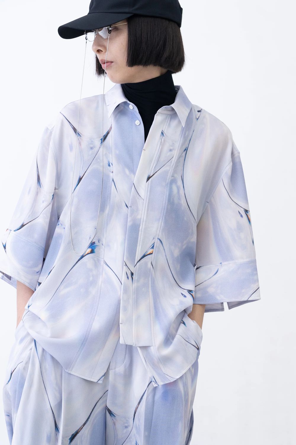 【26SS / 予約受付中】Tri Front Shirt Oyster [light] - トライフロントシャツオイスター [ライト] / SS26SH03