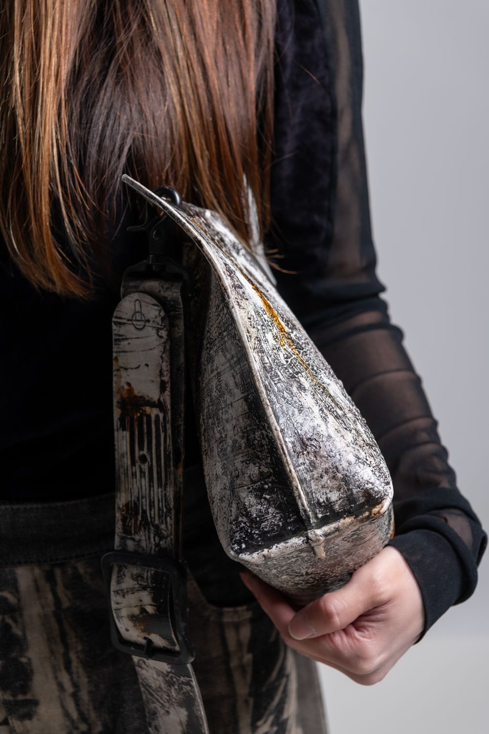 【ラスト1点】壁クラッチ／ショルダー M [都市型迷彩] / w25-03-uc