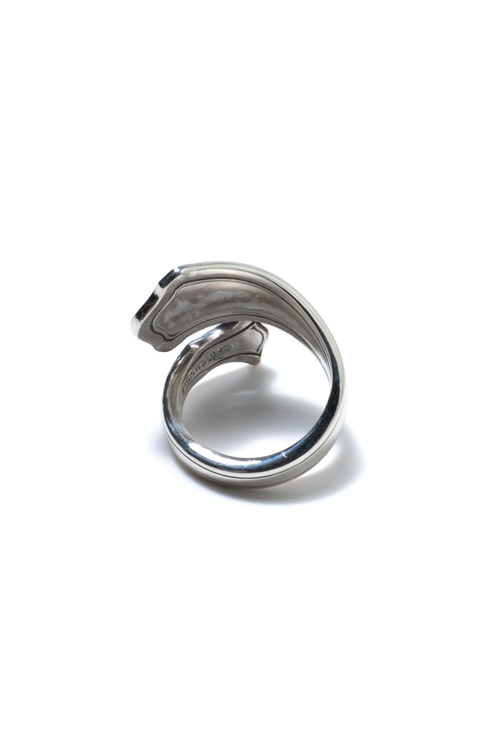 【1点もの】WAVE SIGNET KNIFE RING / ウェーブシグネットナイフリング [SV]