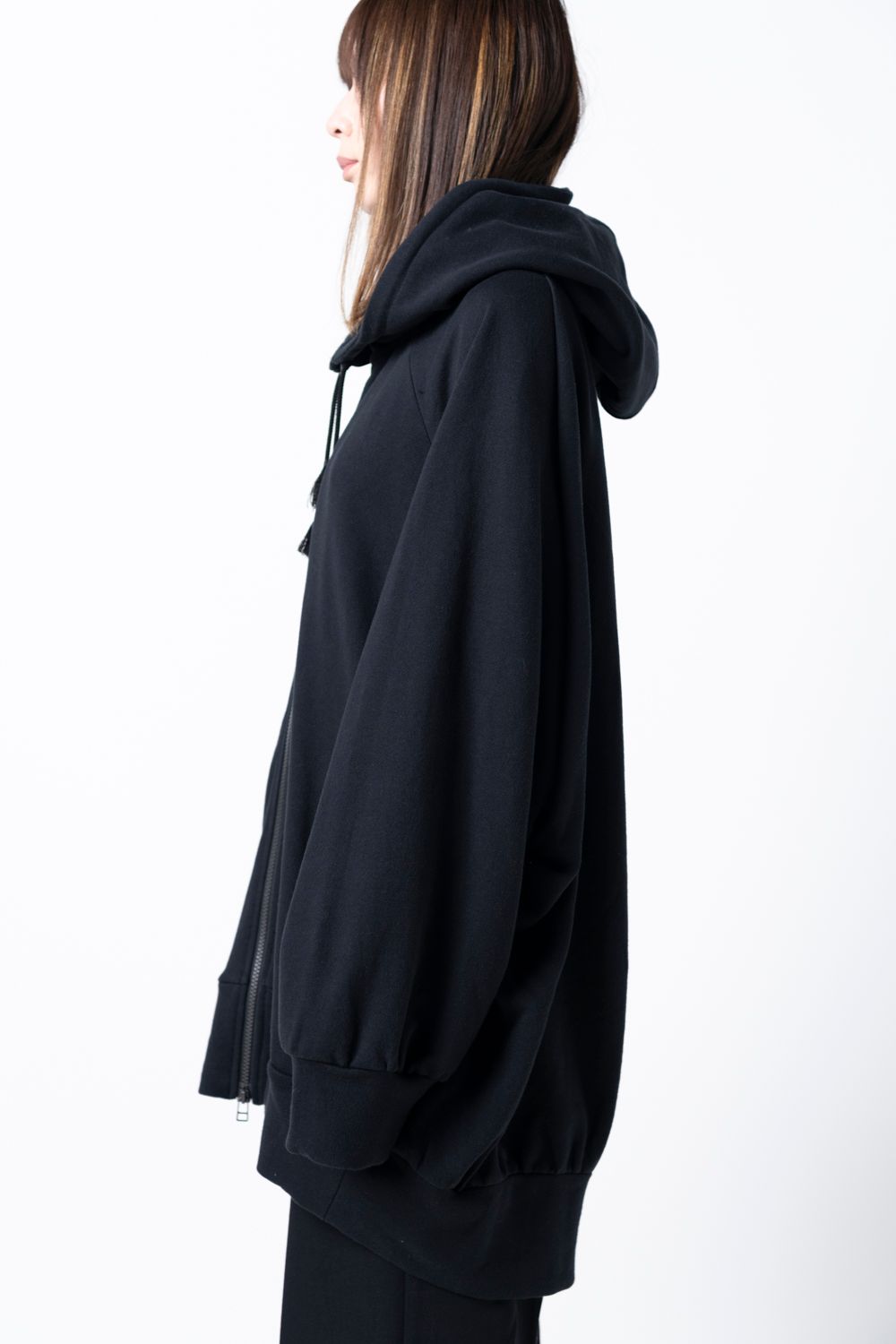【24AW】big hoody [BLACK] - ビッグフーディ [ブラック] / vum-pk01