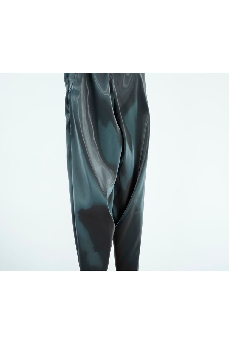 HATRA - 【23AW】Liquid Shape Trousers [black] - リキッドシェイプ 