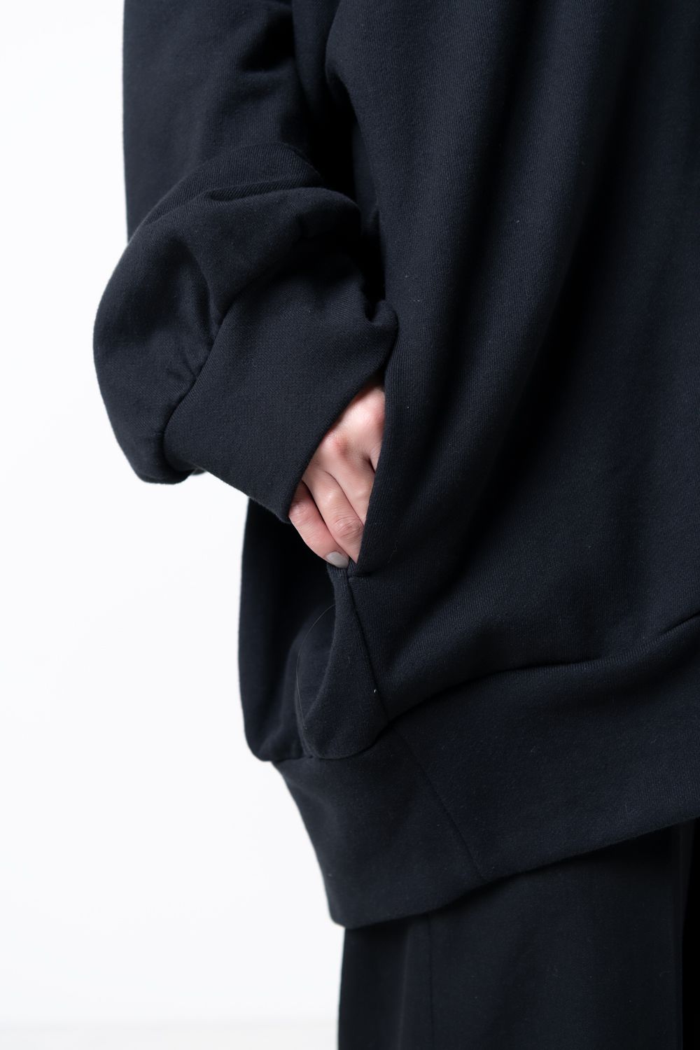 【24AW】big hoody [BLACK] - ビッグフーディ [ブラック] / vum-pk01