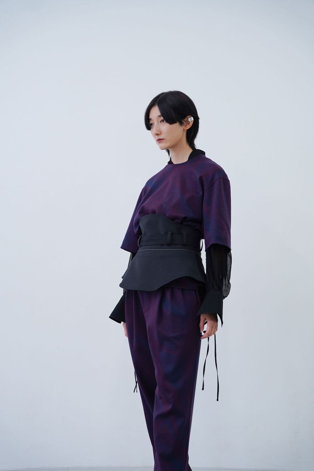 HATRA - 【24SS】Moc Trousers Poil [burgundy] - モック