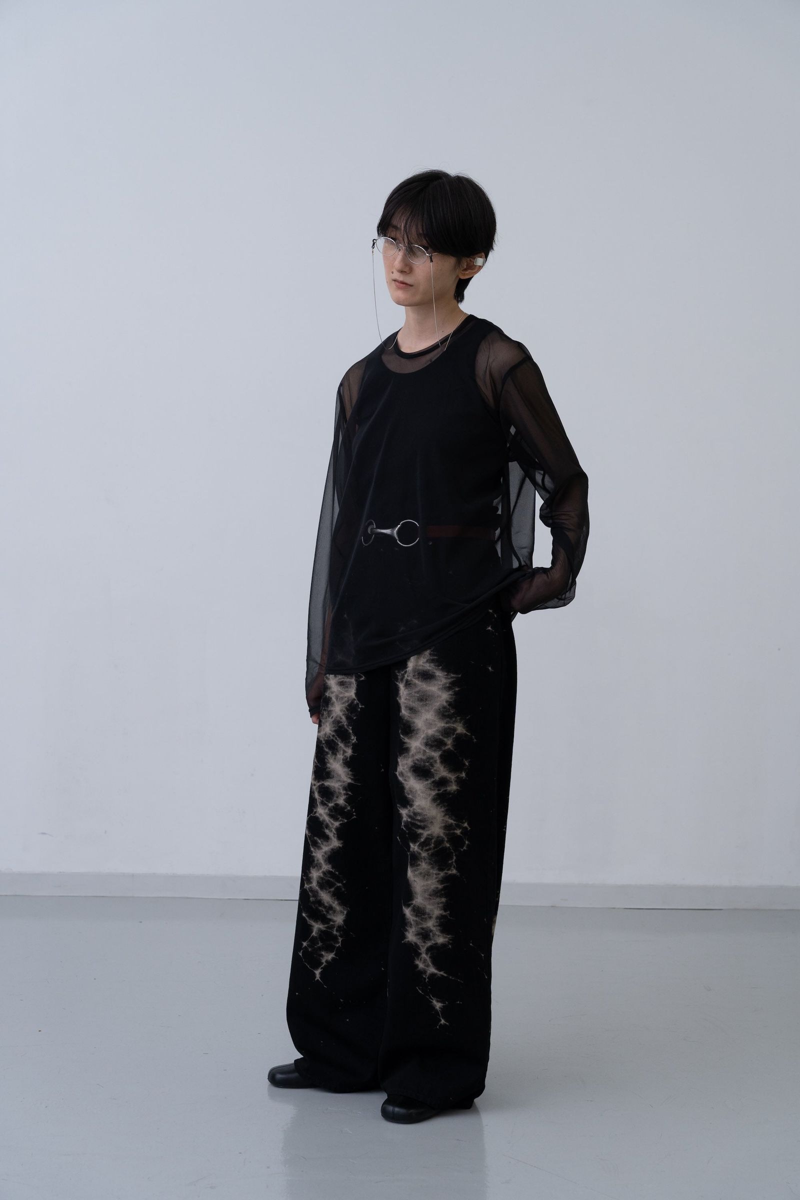 Caustics Bleach Denim [black]