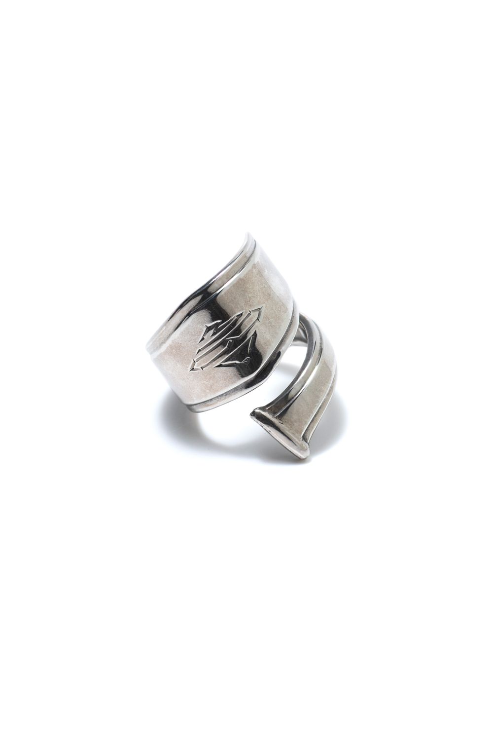 【1点もの】GEOMETRIC ARCH SPOON RING / ジオメトリックアーチスプーンリング [SV]