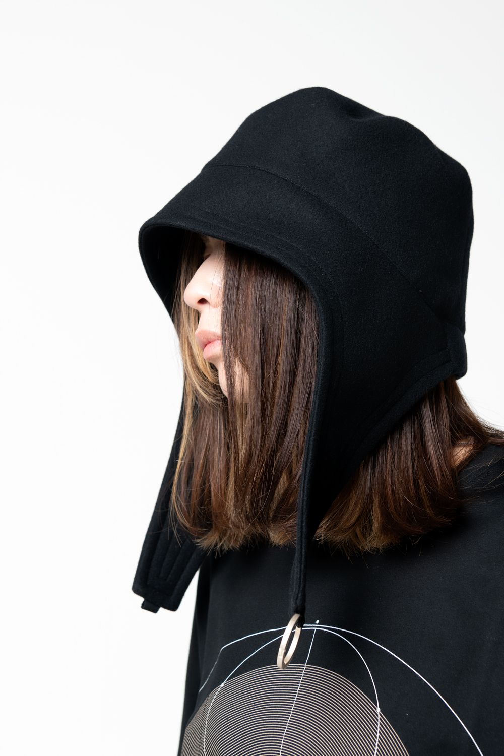 HATRA - 【22AW】Moebius Hat [BLACK] - メビウスハット [ブラック