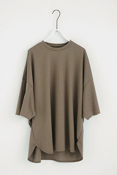basic t-shirt [LIGHT BROWN] - ベーシックTシャツ [ライトブラウン] / vu-cut-001