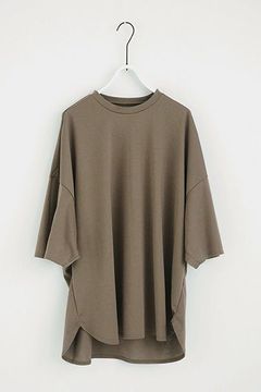 basic t-shirt [LIGHT BROWN] - ベーシックTシャツ [ライトブラウン] / vu-cut-001